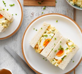 Japanese Wasabi Egg Salad Sandwiches